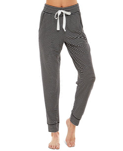 Jaclyn Intimates Yummy Jogger Pajama Pants True Stripe thumbnail 2