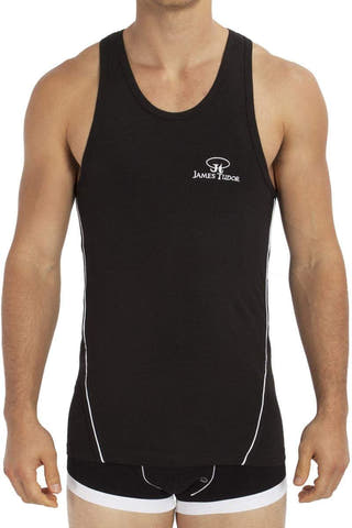 James Tudor Black Sport Tank