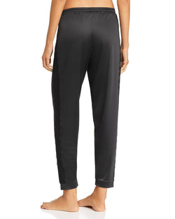 Jason Wu Stretch Satin Lounge Jogger Pants Black thumbnail 2