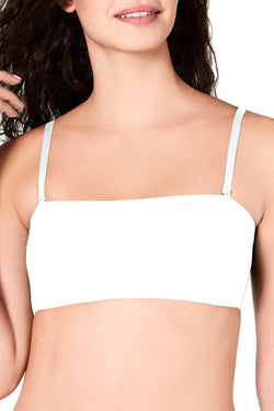 Jenni Convertible Bandeau Bralette in Bright White thumbnail 2