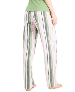 Jenni Cotton Pajama Pants Variegated Strp thumbnail 2