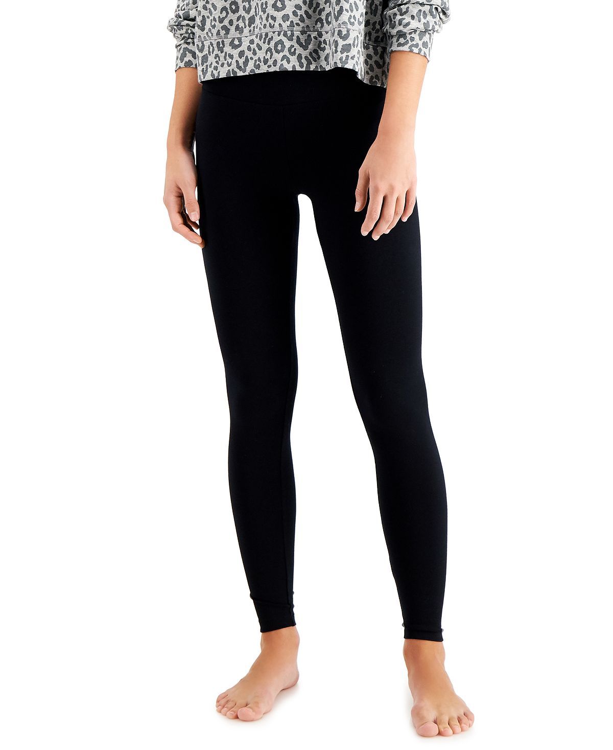 Jenni Cotton Stretch Leggings Deep Black