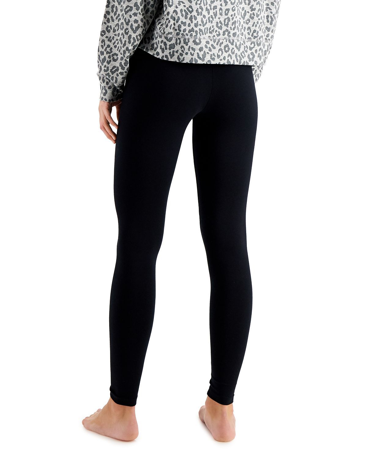 Jenni Cotton Stretch Leggings Deep Black