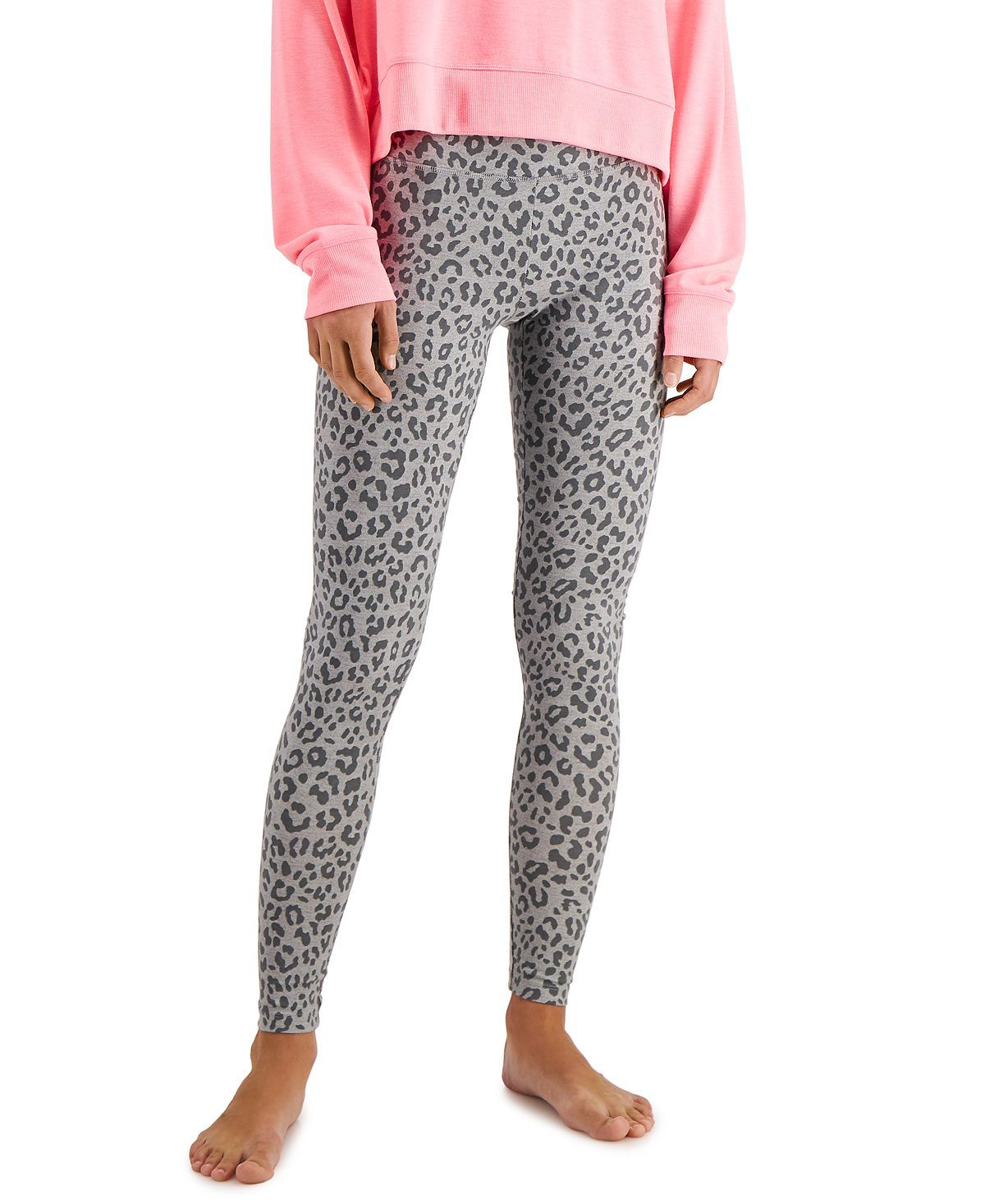 Jenni Cotton Stretch Leggings Leopard