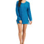 Jenni Cotton Waffle Pajama Tunic Celestial