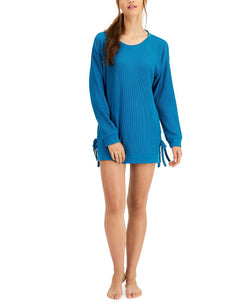 Jenni Cotton Waffle Pajama Tunic Celestial thumbnail 1