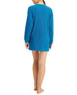 Jenni Cotton Waffle Pajama Tunic Celestial thumbnail 2