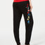 Jenni Embroidered Jogger Pajama Pants Wildflowers