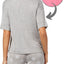 Jenni Graphic Print Lounge Tee in Fall Asleep Pink