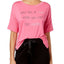 Jenni Graphic Print Lounge Tee in Fall Asleep Pink