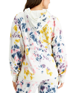 Jenni On Repeat Hooded Pajama Top Bold Tiedye thumbnail 4