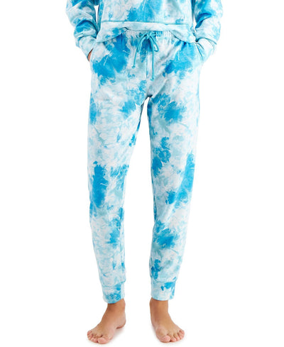 Jenni On Repeat Super Soft Sleep Jogger Blue Tiedye