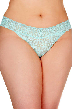 Jenni PLUS Lace Thong in Excite Mint thumbnail 1