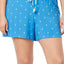 Jenni PLUS Lightweight Lounge Short in Blue Cactus