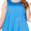 Jenni PLUS Stitch Trim Tank Top in Cornflower