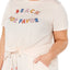 Jenni PLUS Twist Front Lounge Top in 'Beach Por Favor'