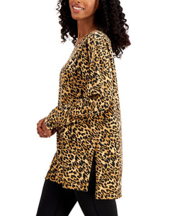 Jenni Pajama Tunic Top Leopard thumbnail 2