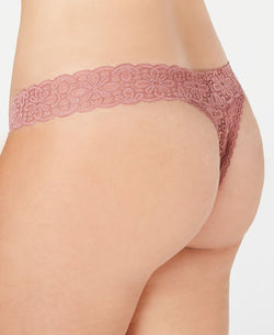 Jenni Plus One Lace Thong Underwear Mauve thumbnail 2