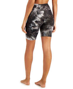 Jenni Ribbed Bike Shorts Black Tie Dye thumbnail 2