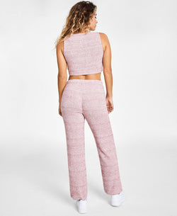 Jenni Style Not Fuzzy Knit Pants Withered Rose thumbnail 3