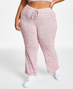 Jenni Style Not Fuzzy Knit Pants Withered Rose thumbnail 4