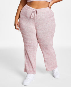 Jenni Style Not Fuzzy Knit Pants Withered Rose thumbnail 4