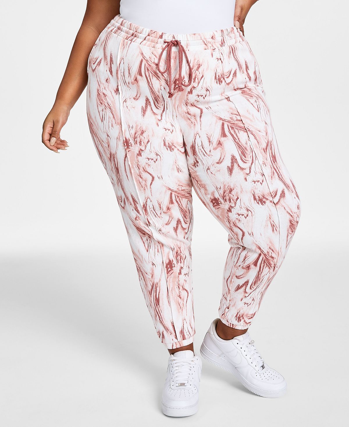 Jenni Style Not Jogger Pants Marble - Rose