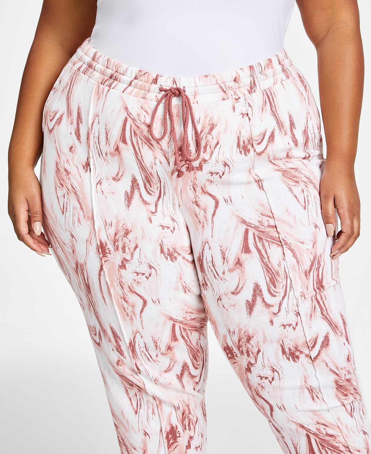 Jenni Style Not Jogger Pants Marble - Rose