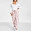 Jenni Style Not Long-sleeve Bodysuit Washed White