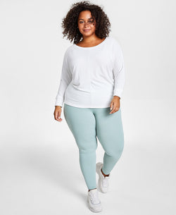 Jenni Style Not Super-soft Long-sleeve Top Washed White thumbnail 3