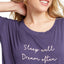Jenni Ultra Soft Core Printed Short Sleeve Pajama Shirt Sleep Well