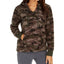 Jenni Wo Faux Sherpa Cozy Hoodie Camo