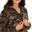 Jenni Wo Faux Sherpa Cozy Hoodie Camo