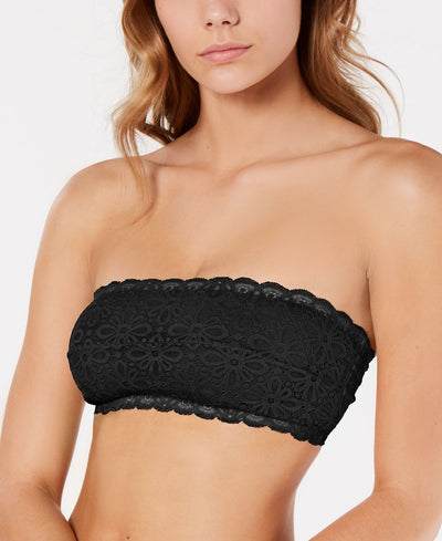 Jenni Wo Lace Bandeau Bra Classic Black