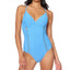 Jessica Simpson Rose Bay Textured One-piece Swimsuit Eyeshadow