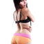 Jezebel Orange & Pink Cheeky Brief