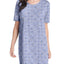 Jockey Everyday Essentials Cotton Short Sleeve Sleepshirt Nightgown Flurry Multi