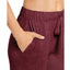 Jockey Luxe Lounge Ribbed Sleepwear Jogger Pants Crushed Cranberry