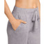 Jockey Luxe Lounge Ribbed Sleepwear Jogger Pants Mild Grey Heather