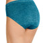 Jockey Smooth And Shine Seamfree Heathered Hi Cut Underwear 2188 Available In Extended Sizes Really Teal