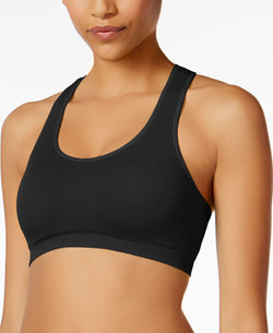 Jockey Sport Removable Cup Seamless Bra 6997 Black thumbnail 1