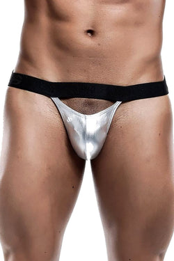 Joe Snyder Metallic Silver Jockstrap thumbnail 1