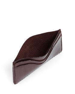 John Varvatos Star Usa Bushwick Leather Card Case Brown thumbnail 2