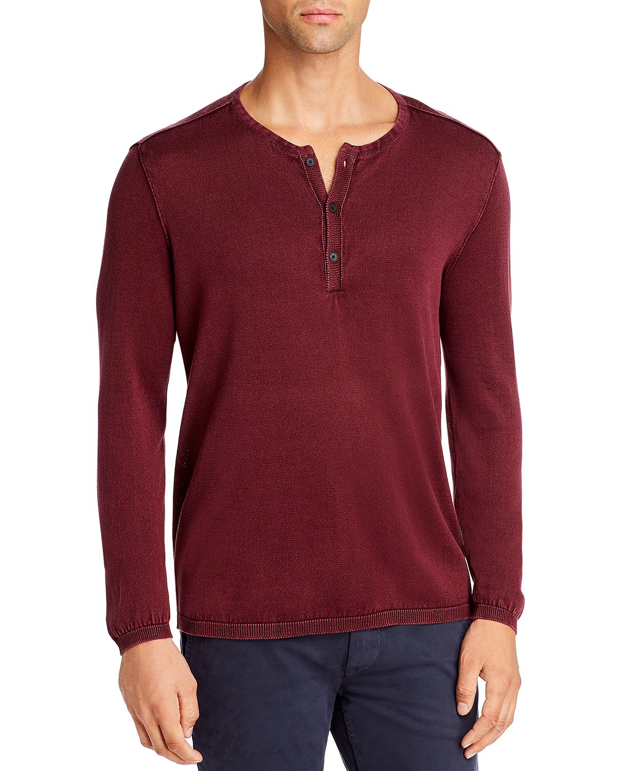 John Varvatos Star Usa Long-sleeve Henley Port – CheapUndies