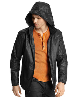 John Varvatos Star Usa Robby Windbreaker Jacket Black thumbnail 2