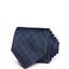 John Varvatos Star Usa Tonal Grid Classic Tie Indigo