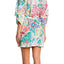 Josie by Natori Lotus Bouquet Kimono Wrap Robe in White/Multi