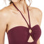 Kate Spade New York Keyhole O-ring One-piece Swimsuit Raisin