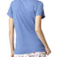 Kendall + Kylie Hue Wo Solid Short Sleeve V-neck Pajama T-shirt Blue Horizon