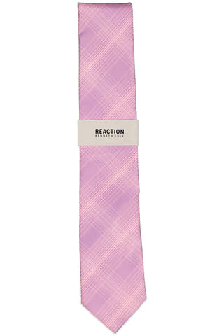 Kenneth Cole Reaction Mens Tyler Silk Blend Professional Neck Tie Pink